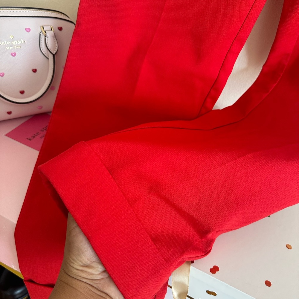 Zara Bold Red Pants - Picture 4 of 5